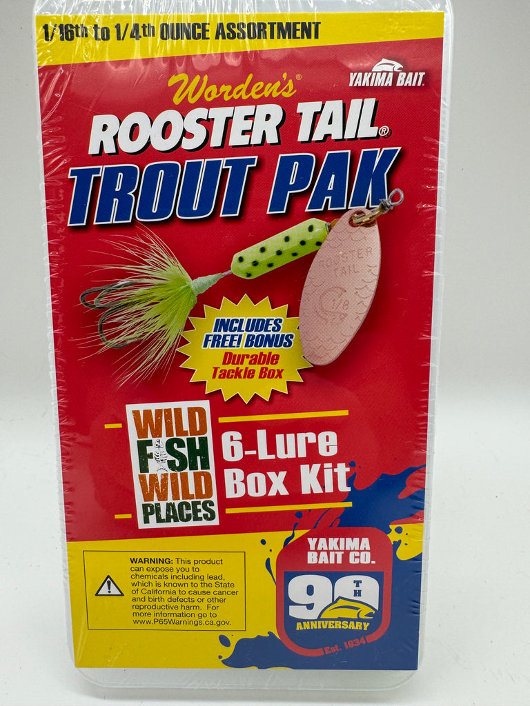 Rooster Tail Pak  1/16 oz - 1/4 oz