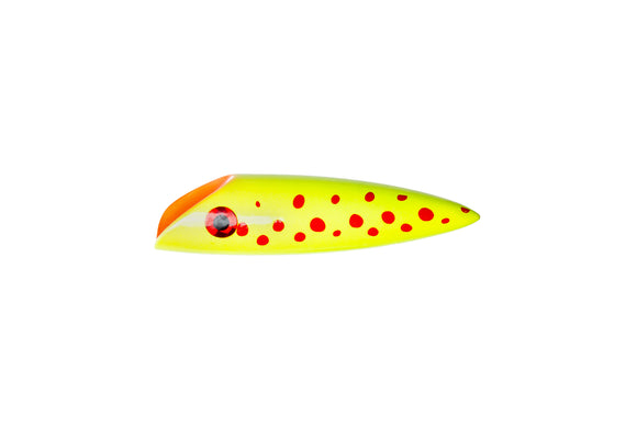 Chartreuse w/ Red dots